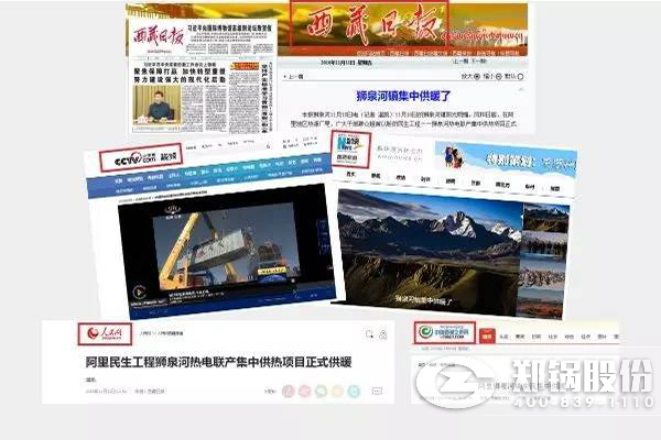 西藏阿里环球国际调峰锅炉